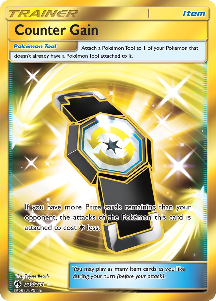 Counter Gain 230/214 — Lost Thunder (English Pokémon TCG card)