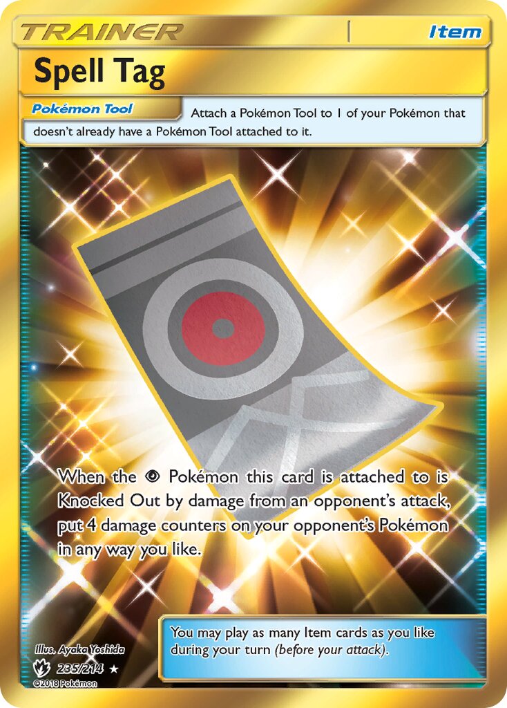 Spell Tag 235/214 — Lost Thunder (English Pokémon TCG card)