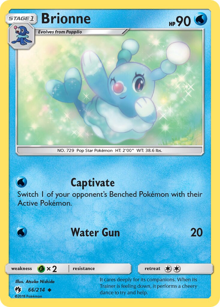 Brionne 066/214 — Lost Thunder (English Pokémon TCG card)