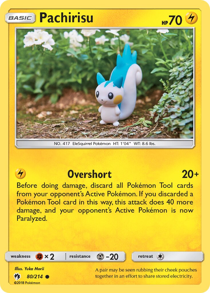 Pachirisu 080/214 — Lost Thunder (English Pokémon TCG card)