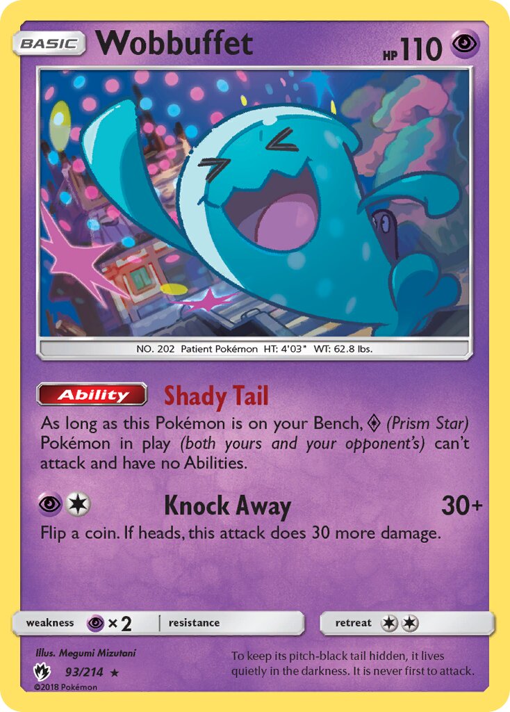 Wobbuffet 093/214 — Lost Thunder (English Pokémon TCG card)