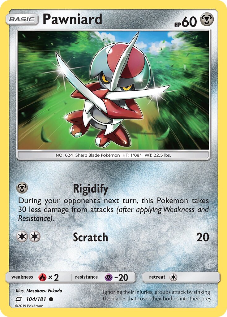 Pawniard 104/181 — Team Up (English Pokémon TCG card)