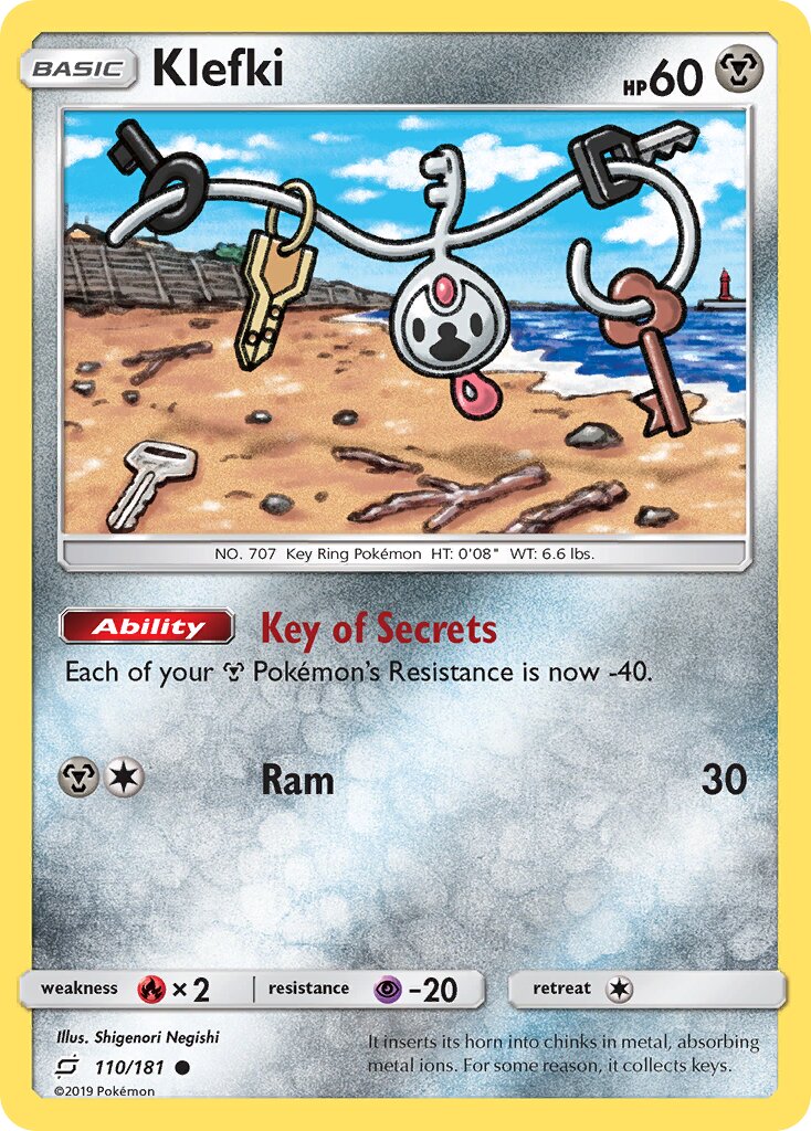 Klefki 110/181 — Team Up (English Pokémon TCG card)