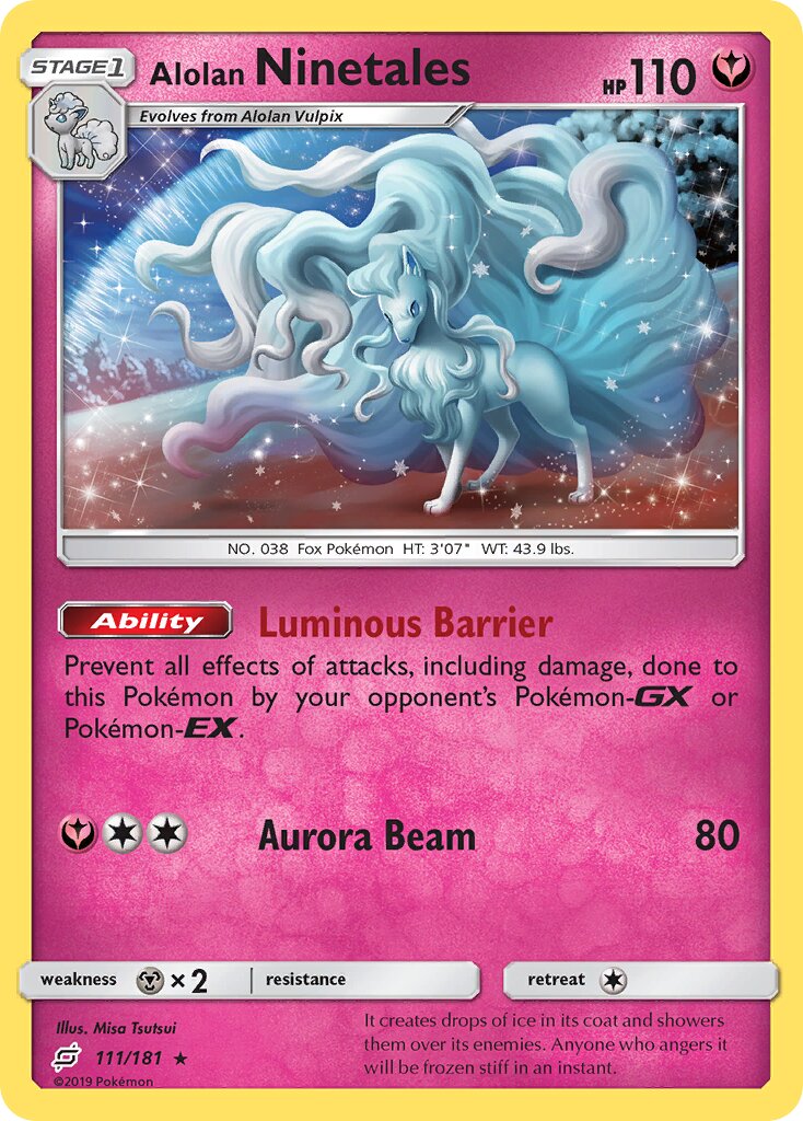 Alolan Ninetales 111/181 — Team Up (English Pokémon TCG card)