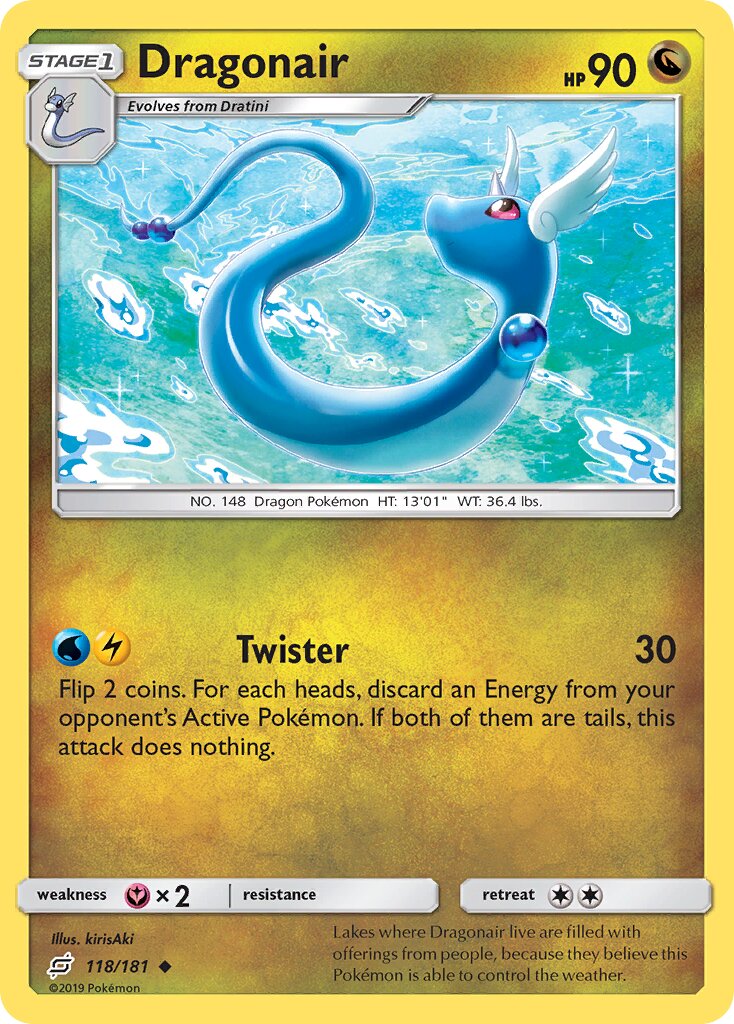 Dragonair 118/181 — Team Up (English Pokémon TCG card)