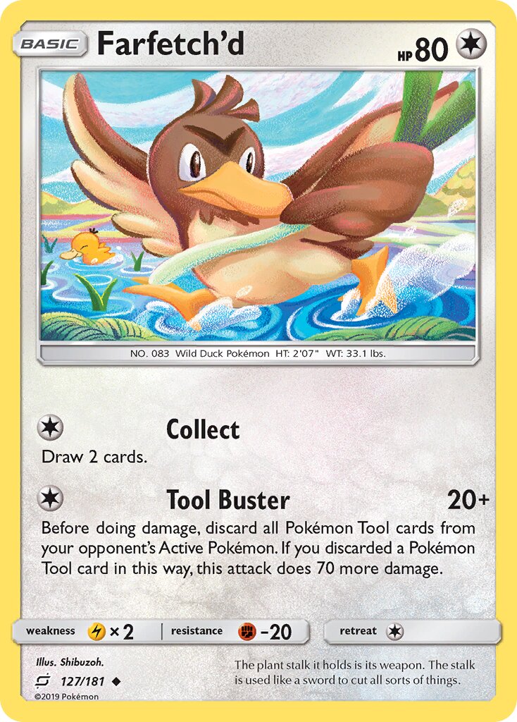 Farfetch'd 127/181 — Team Up (English Pokémon TCG card)