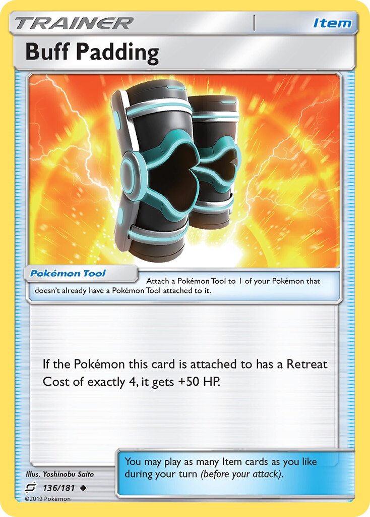 Buff Padding 136/181 — Team Up (English Pokémon TCG card)