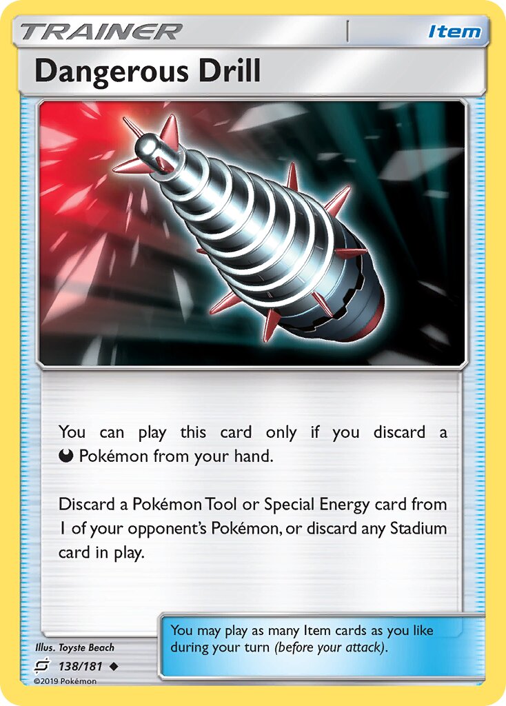Dangerous Drill 138/181 — Team Up (English Pokémon TCG card)