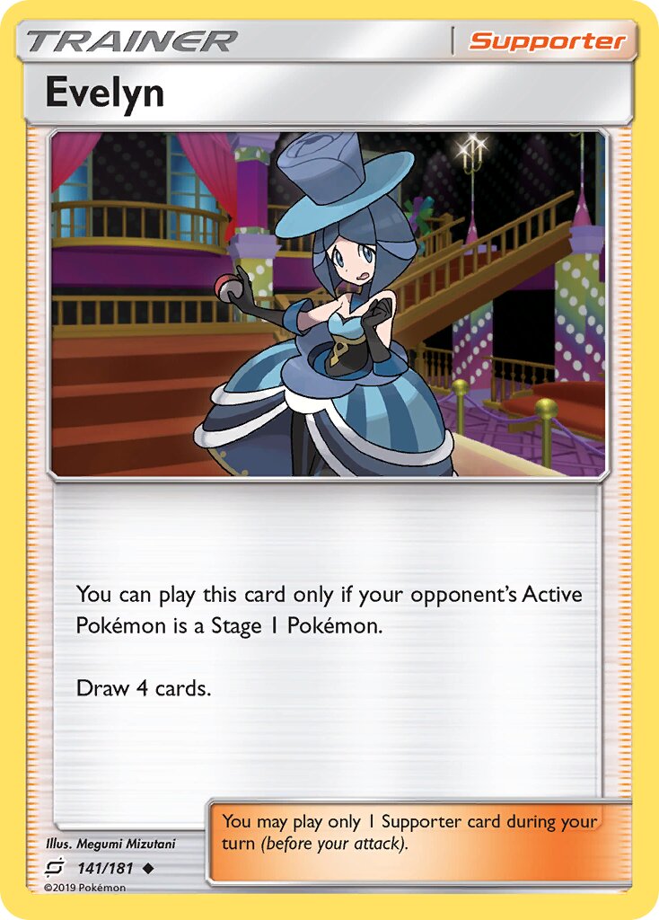 Evelyn 141/181 — Team Up (English Pokémon TCG card)