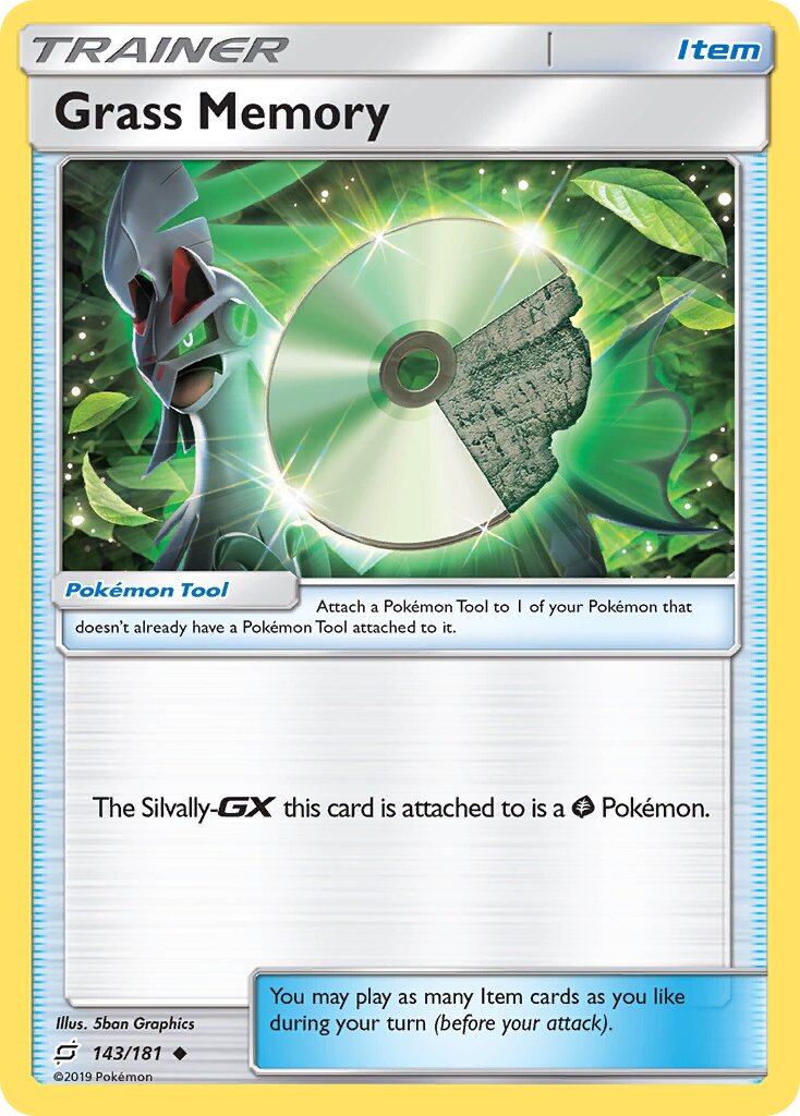 Grass Memory 143/181 — Team Up (English Pokémon TCG card)