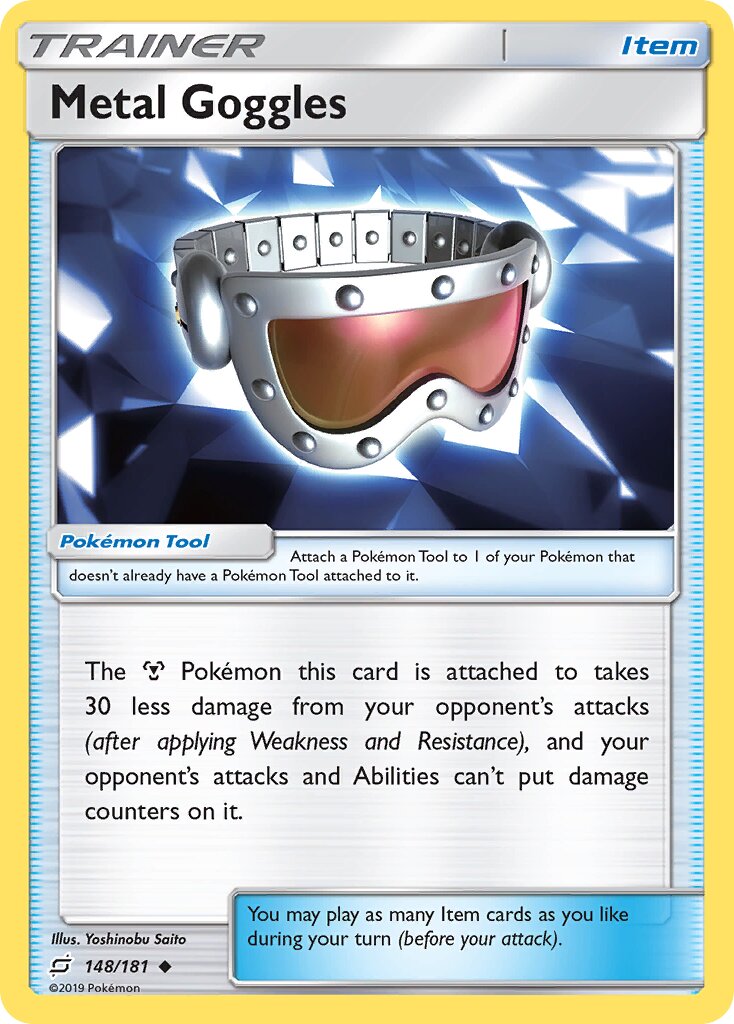 Metal Goggles 148/181 — Team Up (English Pokémon TCG card)