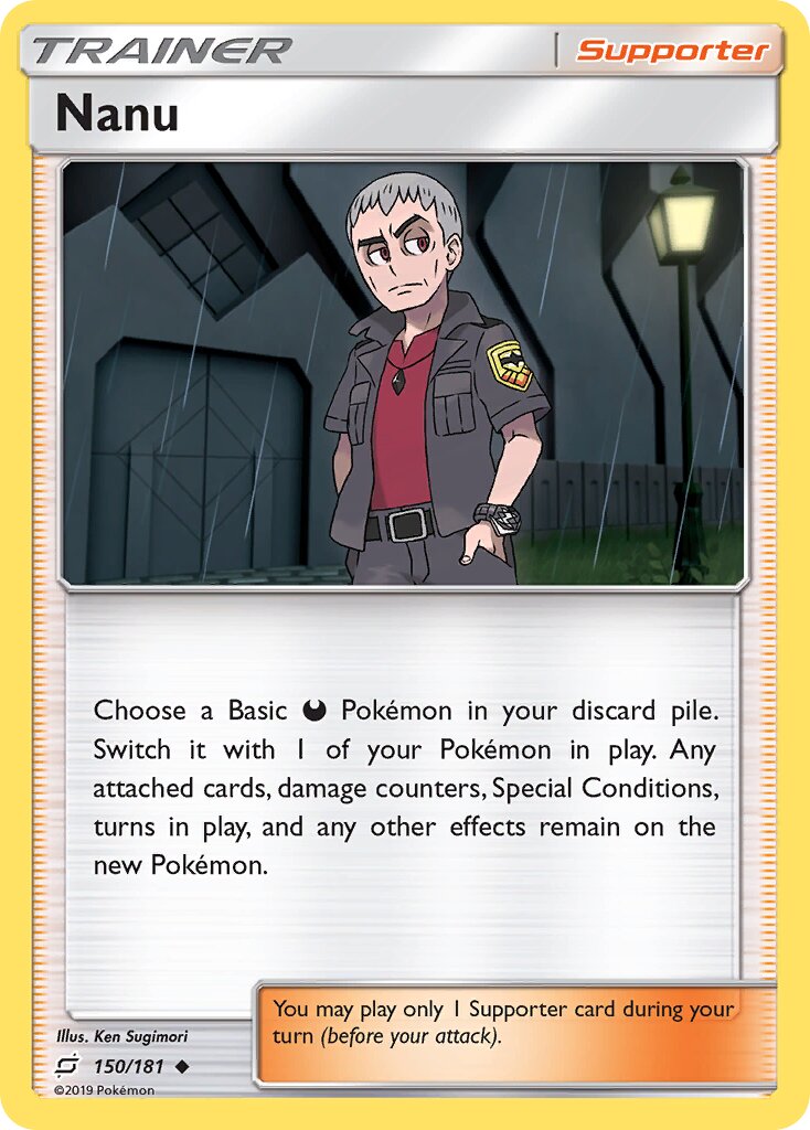 Nanu 150/181 — Team Up (English Pokémon TCG card)