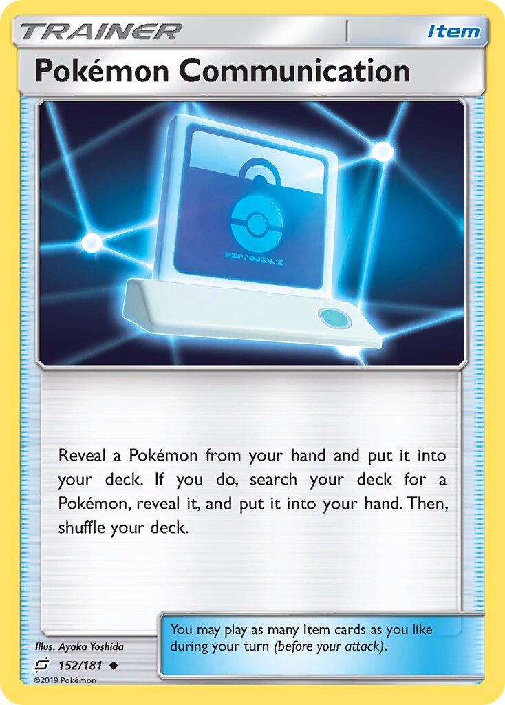 Pokémon Communication 152/181 — Team Up (English Pokémon TCG card)