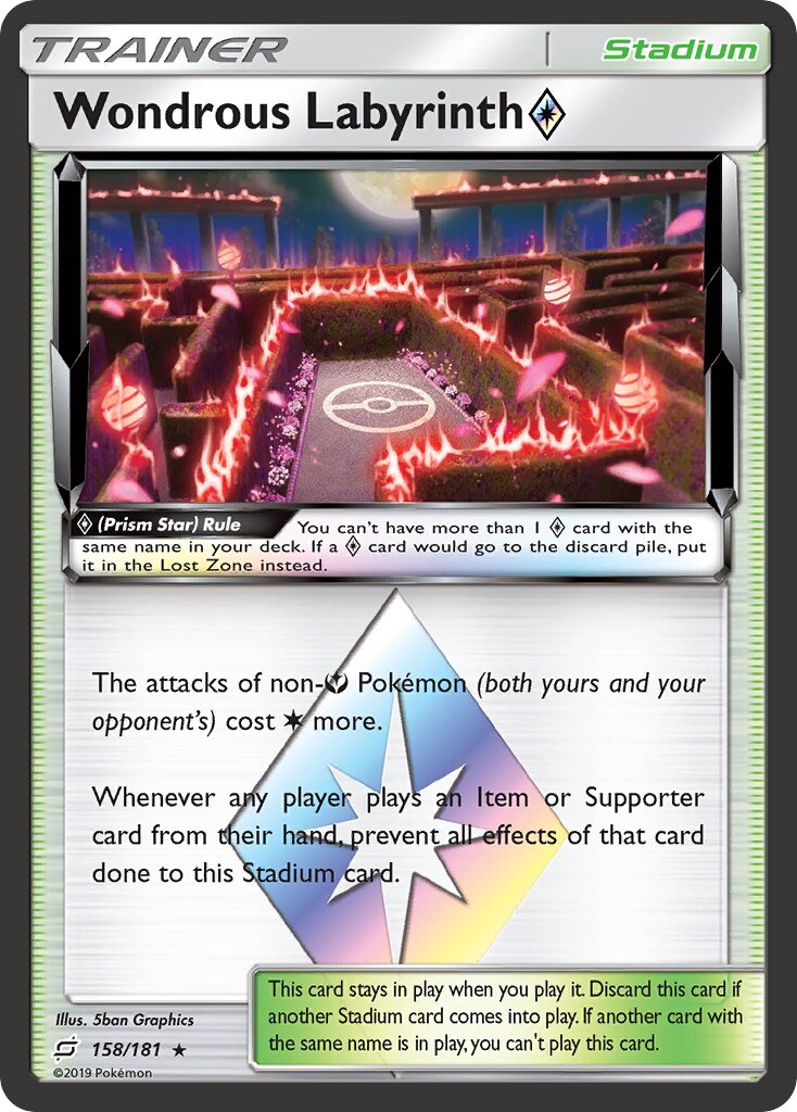 Wondrous Labyrinth ◇ 158/181 — Team Up (English Pokémon TCG card)