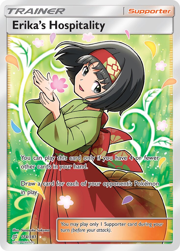 Erika's Hospitality 174/181 — Team Up (English Pokémon TCG card)