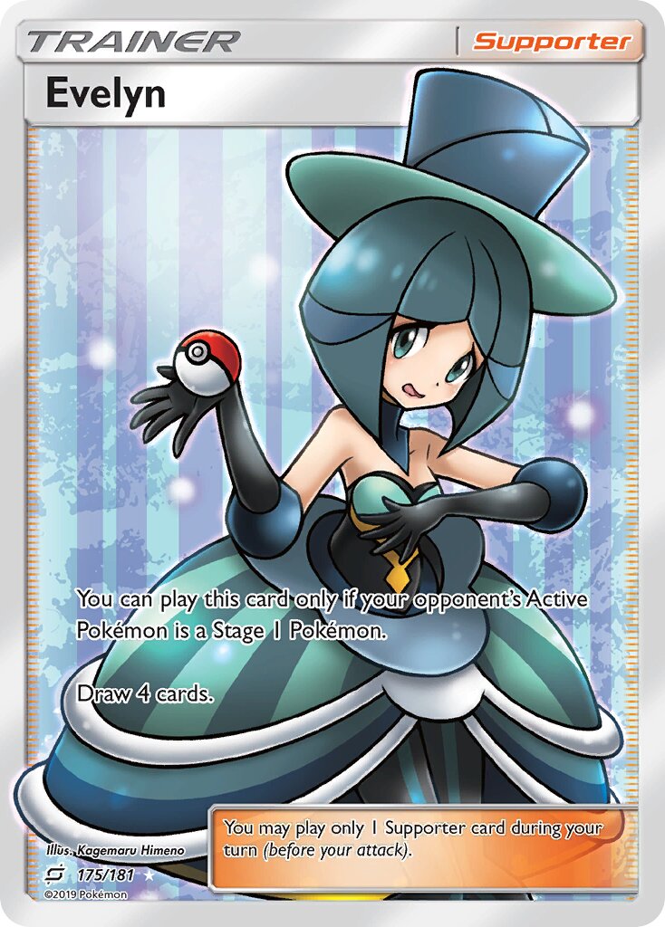 Evelyn 175/181 — Team Up (English Pokémon TCG card)