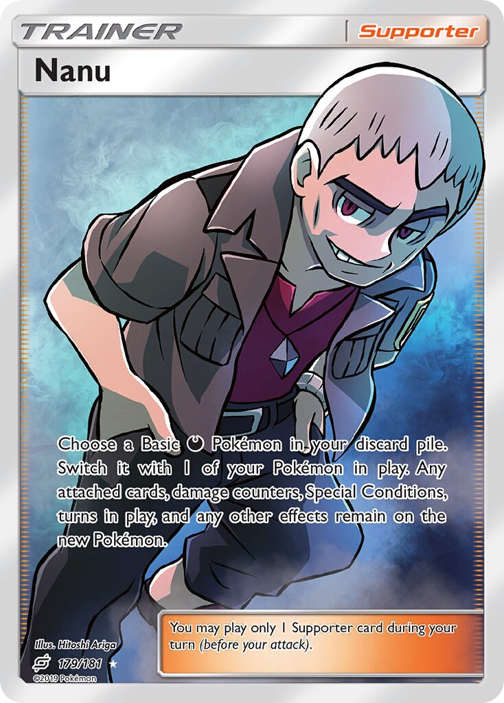 Nanu 179/181 — Team Up (English Pokémon TCG card)