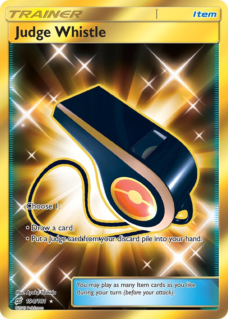 Judge Whistle 194/181 — Team Up (English Pokémon TCG card)