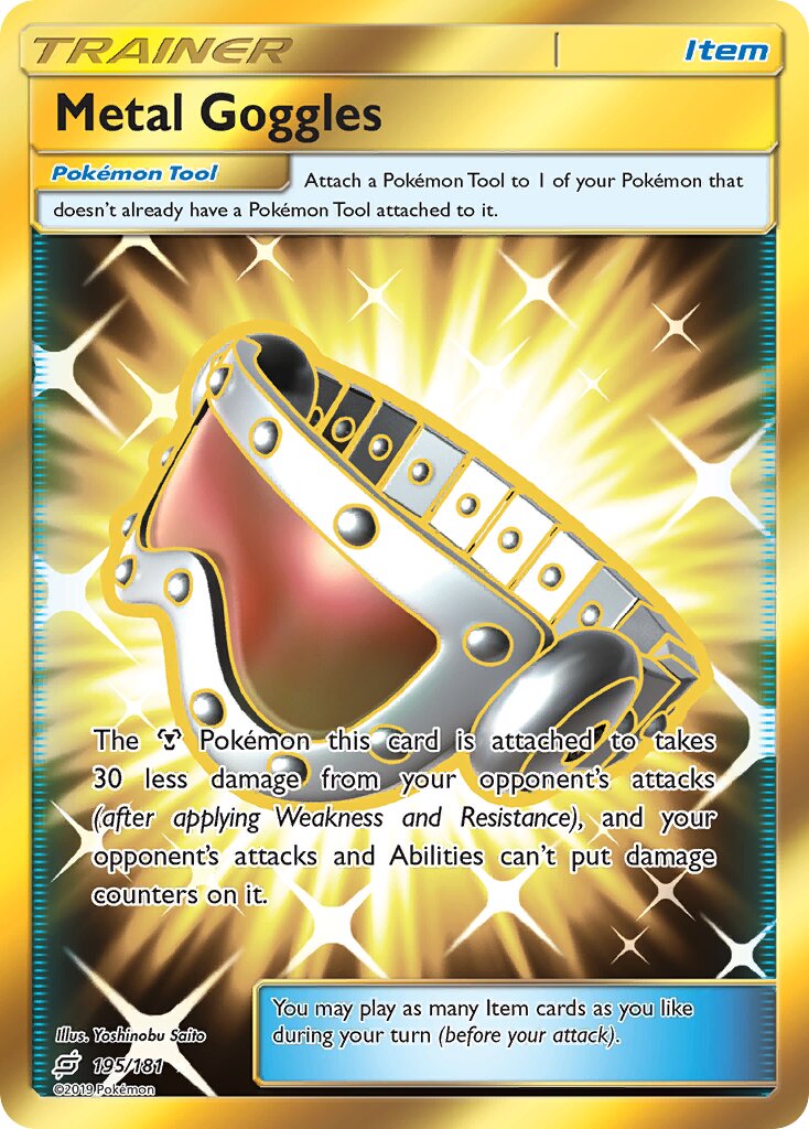 Metal Goggles 195/181 — Team Up (English Pokémon TCG card)