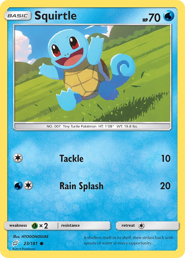 Squirtle 023/181 — Team Up (English Pokémon TCG card)