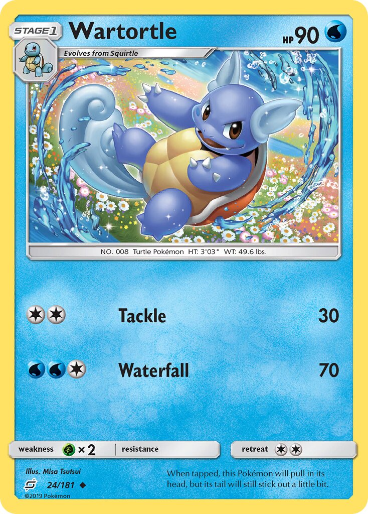 Wartortle 024/181 — Team Up (English Pokémon TCG card)