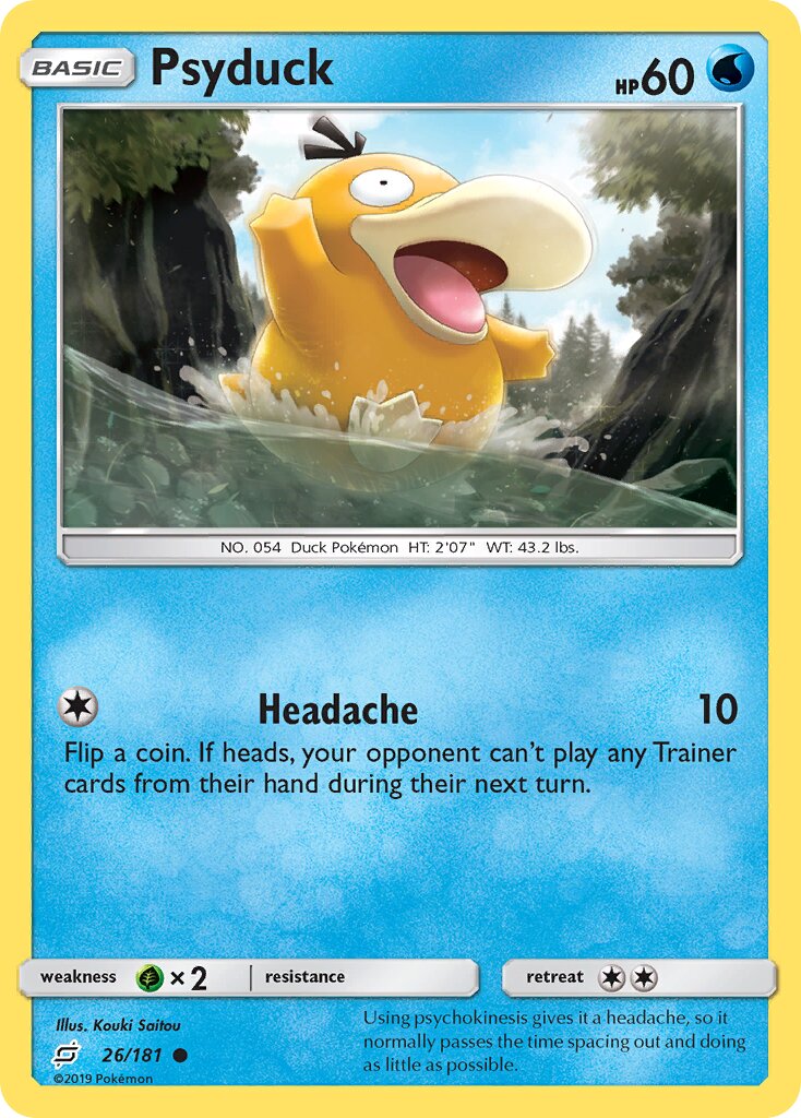 Psyduck 026/181 — Team Up (English Pokémon TCG card)