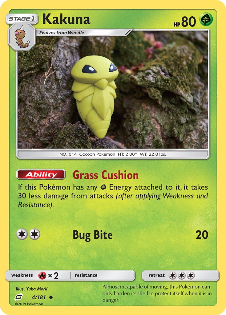 Kakuna 004/181 — Team Up (English Pokémon TCG card)