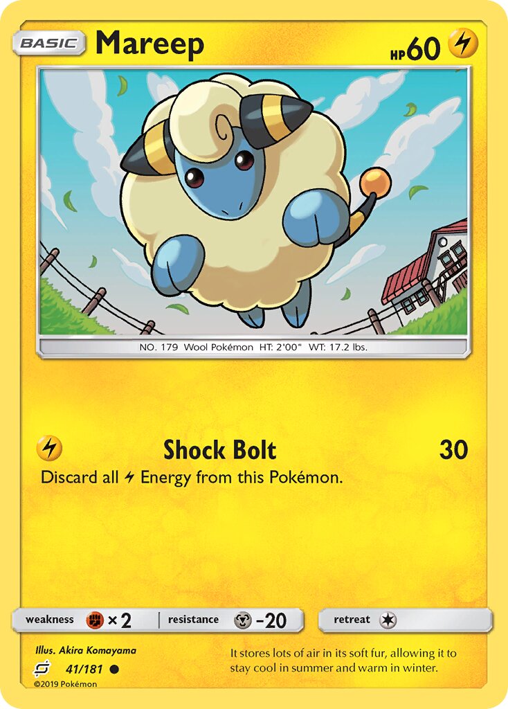 Mareep 041/181 — Team Up (English Pokémon TCG card)