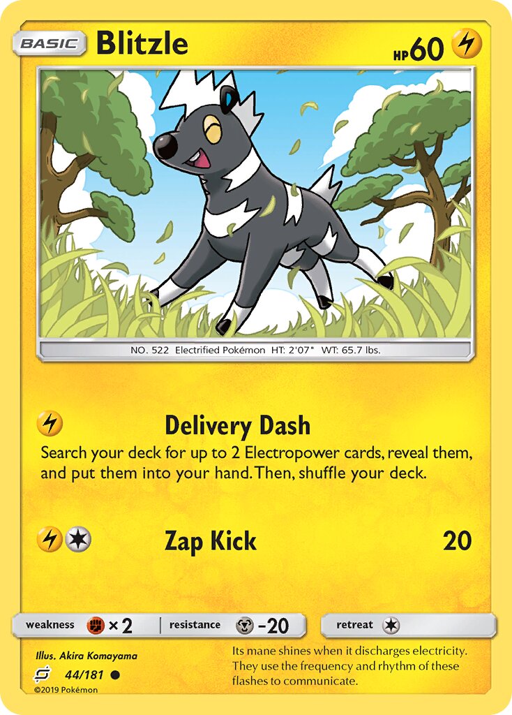 Blitzle 044/181 — Team Up (English Pokémon TCG card)