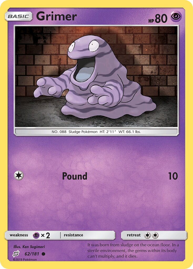 Grimer 062/181 — Team Up (English Pokémon TCG card)
