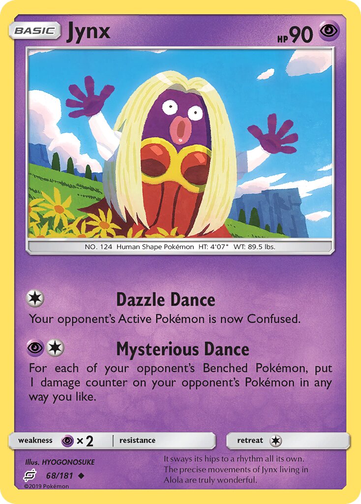 Jynx 068/181 — Team Up (English Pokémon TCG card)