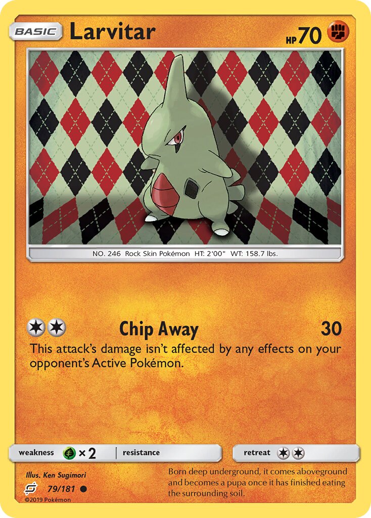 Larvitar 079/181 — Team Up (English Pokémon TCG card)