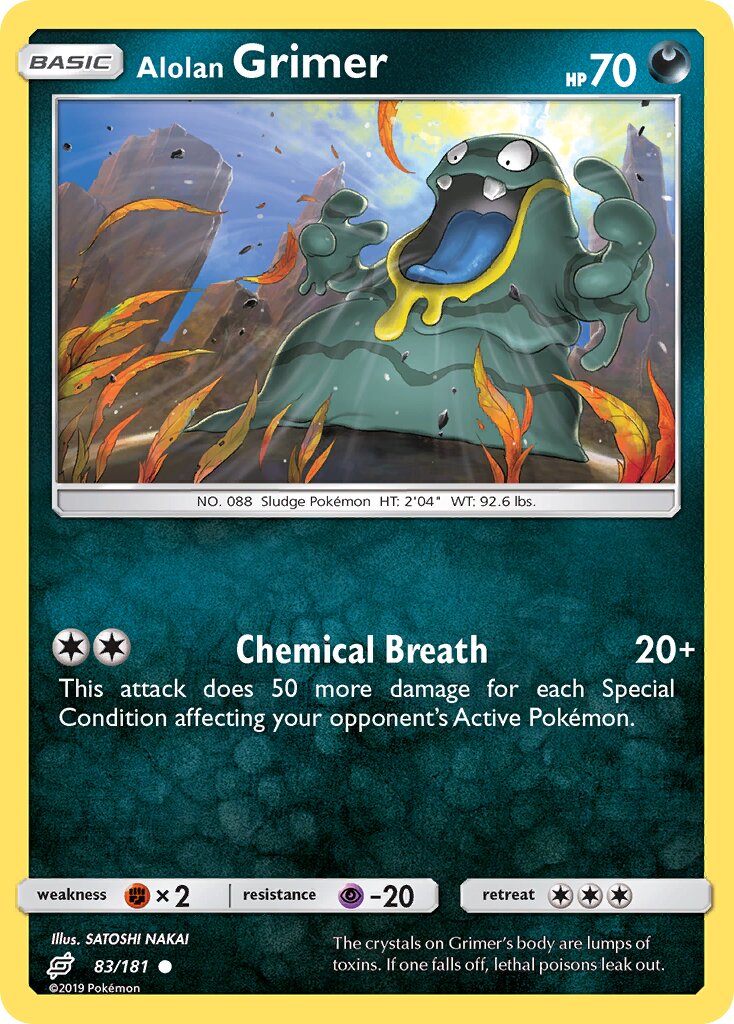Alolan Grimer 083/181 — Team Up (English Pokémon TCG card)