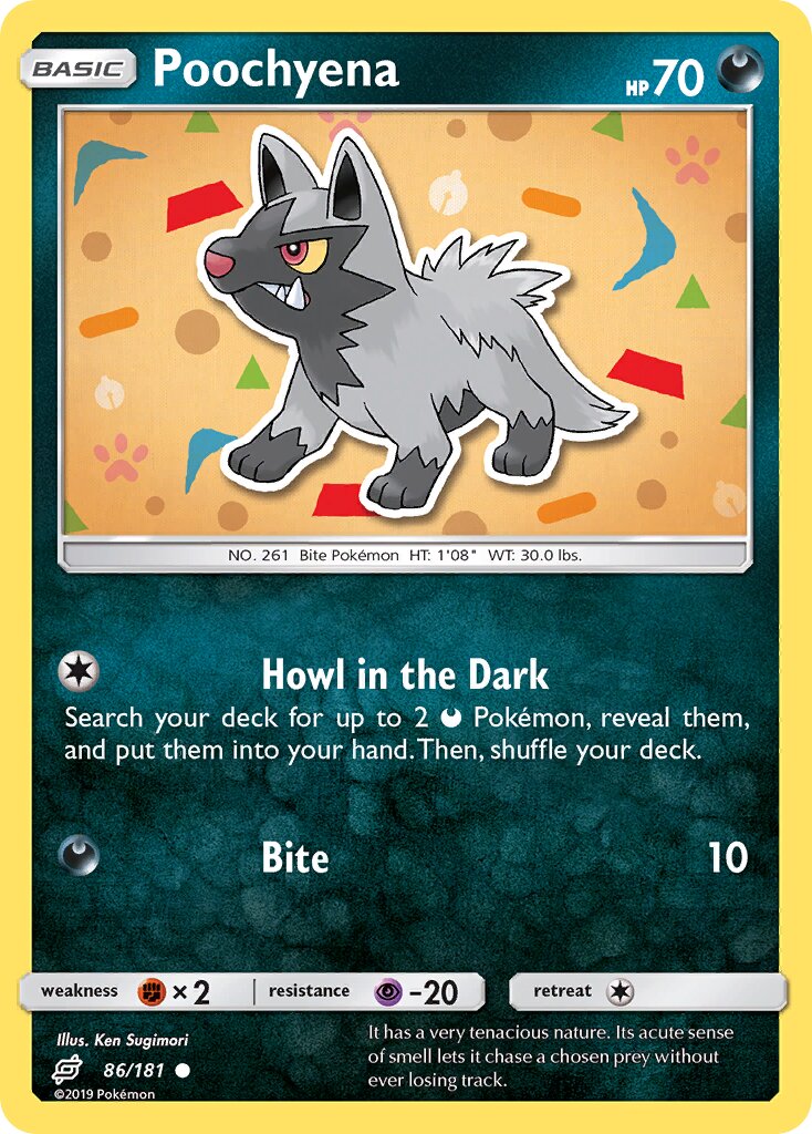Poochyena 086/181 — Team Up (English Pokémon TCG card)