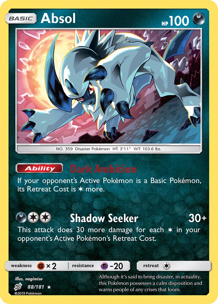 Absol 088/181 — Team Up (English Pokémon TCG card)