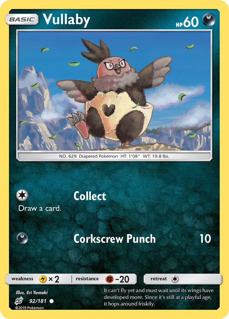 Vullaby 092/181 — Team Up (English Pokémon TCG card)