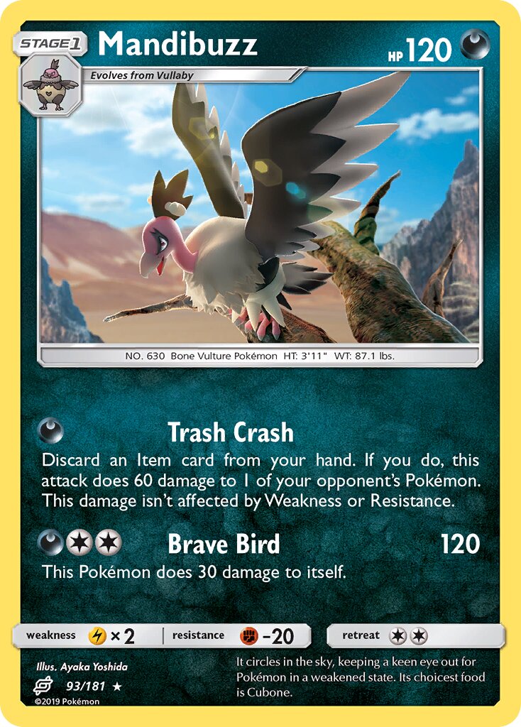 Mandibuzz 093/181 — Team Up (English Pokémon TCG card)