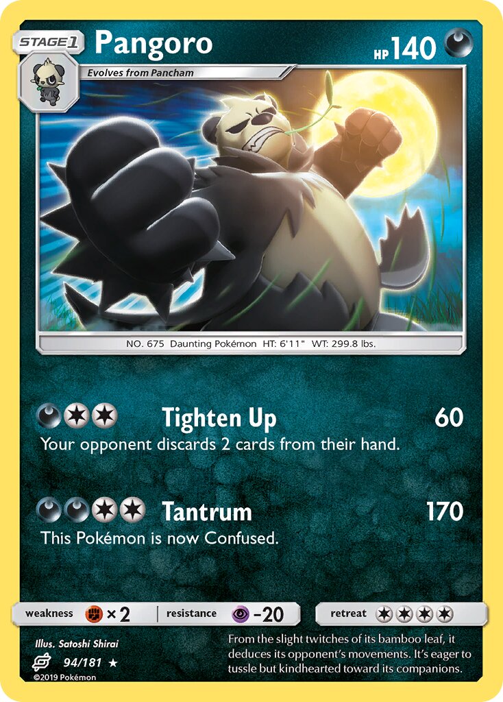 Pangoro 094/181 — Team Up (English Pokémon TCG card)