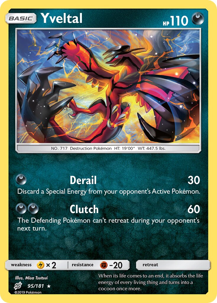 Yveltal 095/181 — Team Up (English Pokémon TCG card)