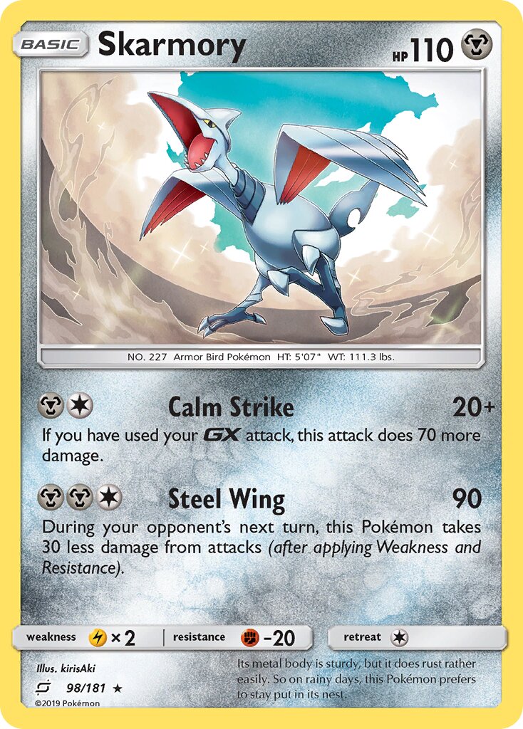 Skarmory 098/181 — Team Up (English Pokémon TCG card)