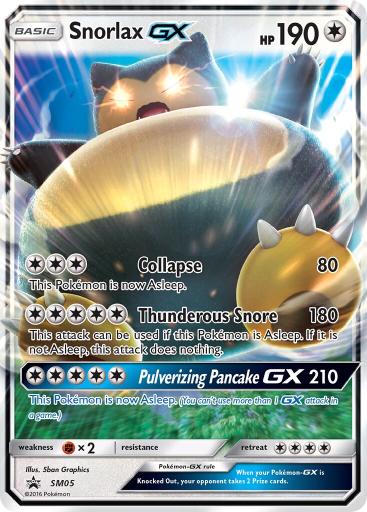 Snorlax-GX SM05 — Sun & Moon Promos (English Pokémon TCG card)