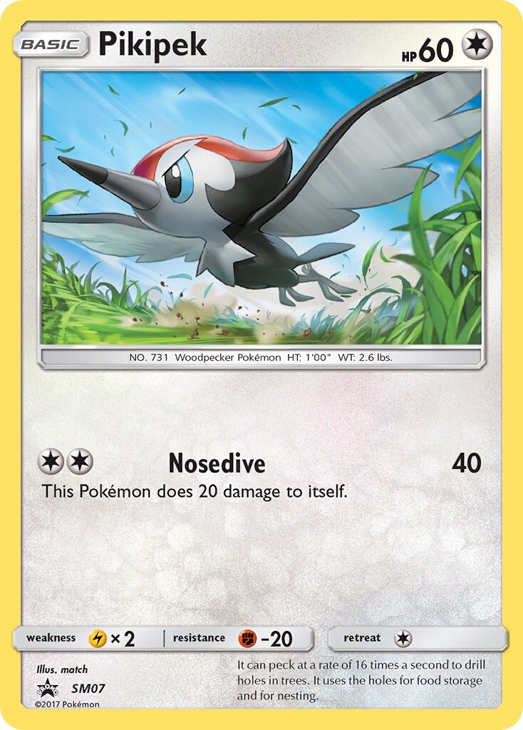 Pikipek SM07 — Sun & Moon Promos (English Pokémon TCG card)