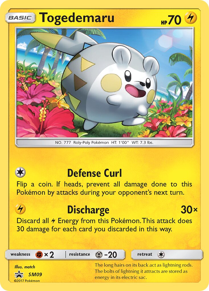 Togedemaru SM09 — Sun & Moon Promos (English Pokémon TCG card)