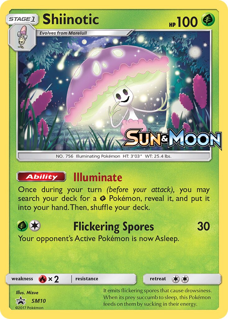 Shiinotic SM10 — Sun & Moon Promos (English Pokémon TCG card)