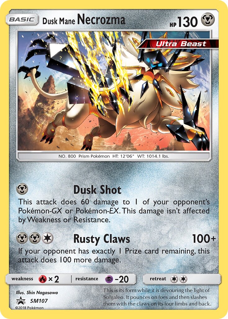 Dusk Mane Necrozma SM107 — Sun & Moon Promos (English Pokémon TCG card)
