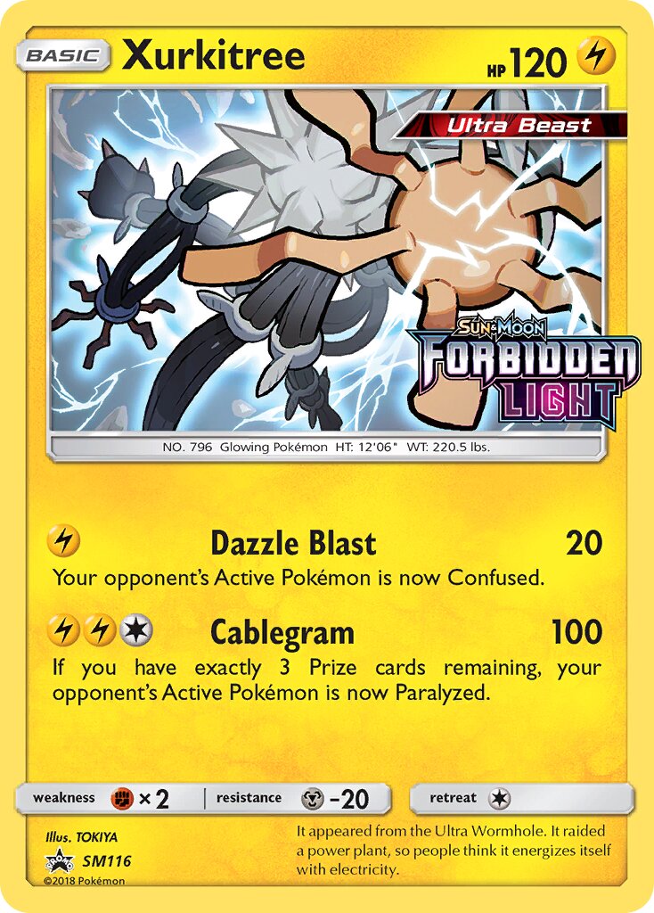 Xurkitree SM116 — Sun & Moon Promos (English Pokémon TCG card)