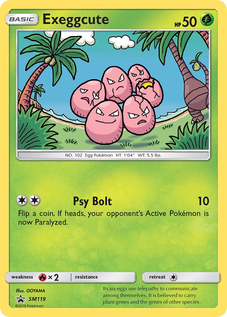 Exeggcute SM119 — Sun & Moon Promos (English Pokémon TCG card)