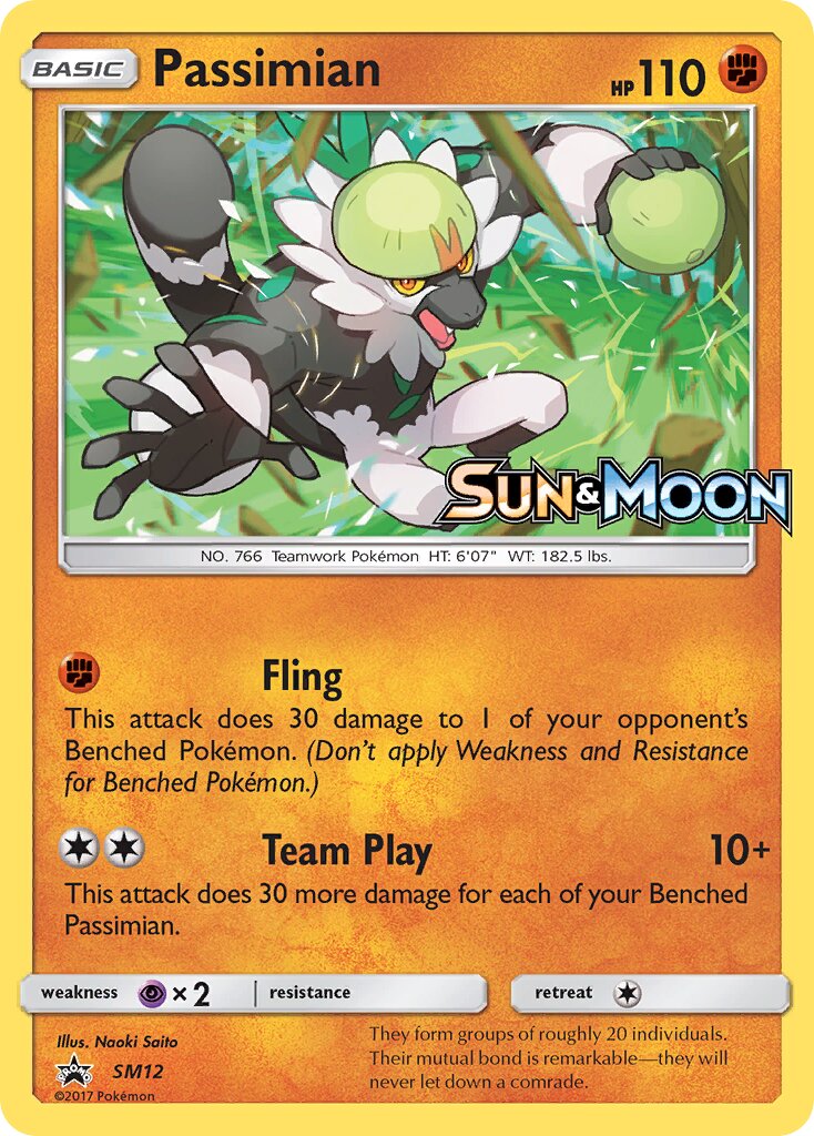 Passimian SM12 — Sun & Moon Promos (English Pokémon TCG card)