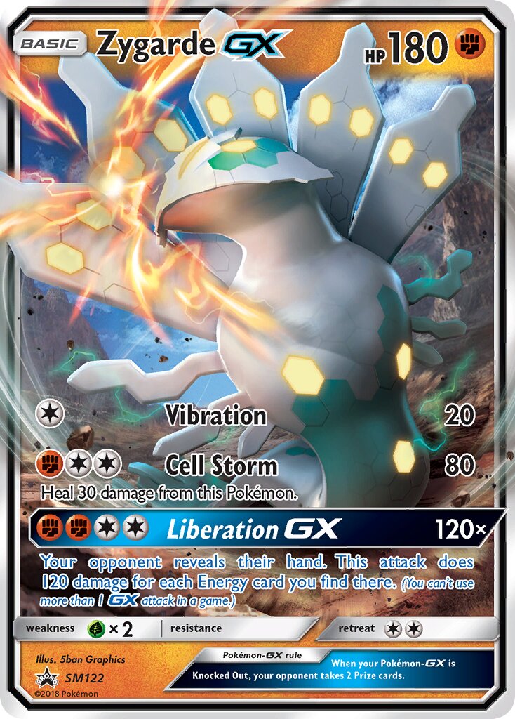 Zygarde-GX SM122 — Sun & Moon Promos (English Pokémon TCG card)