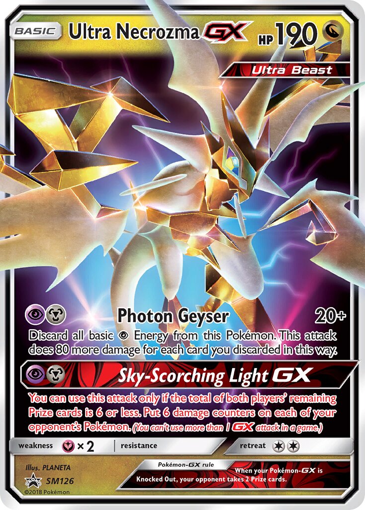 Ultra Necrozma-GX SM126 — Sun & Moon Promos (English Pokémon TCG card)